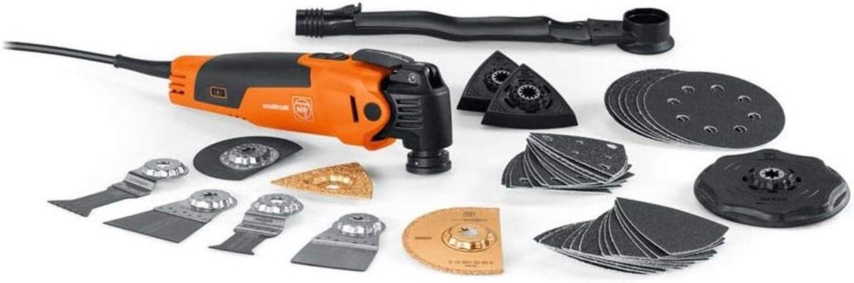 Oscillerend Gereedschap - Multifunctioneel Tool - Klusprojecten Uitvoeren - QuickIN Snelspansysteem - 350 Watt - Oranje