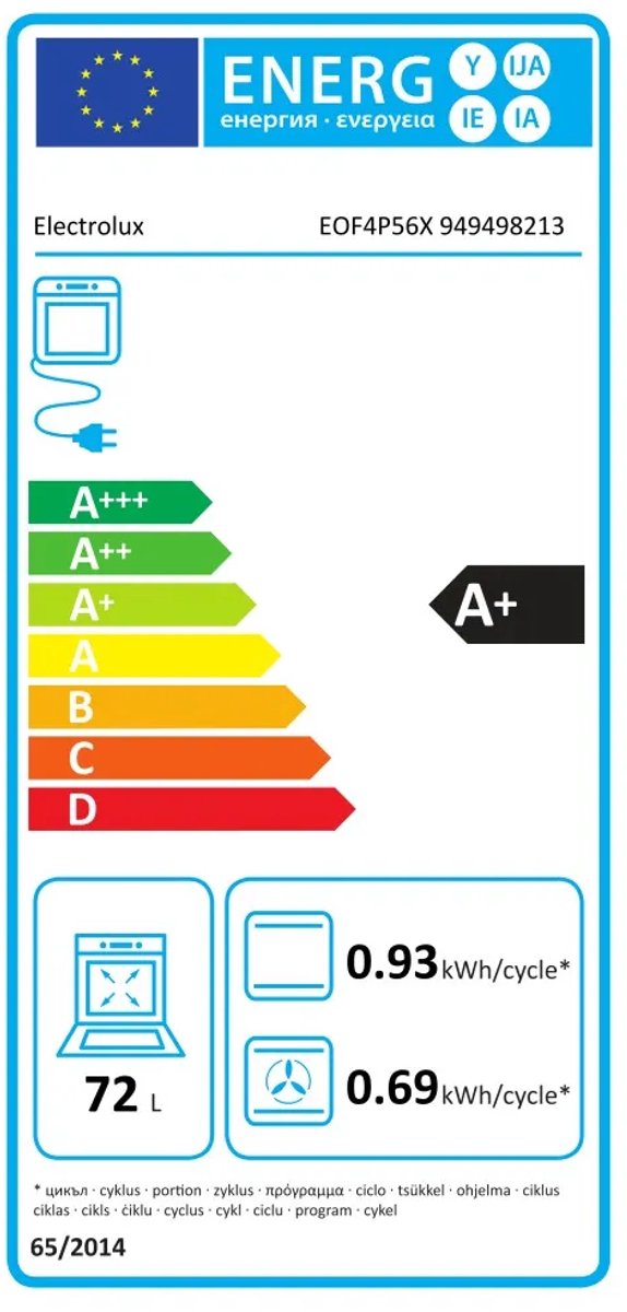Electrolux EOF4P56X Inbouwoven – 72L – Pyrolyse – Heteluchtoven – SurroundCook – RVS - 60 cm – foto 4