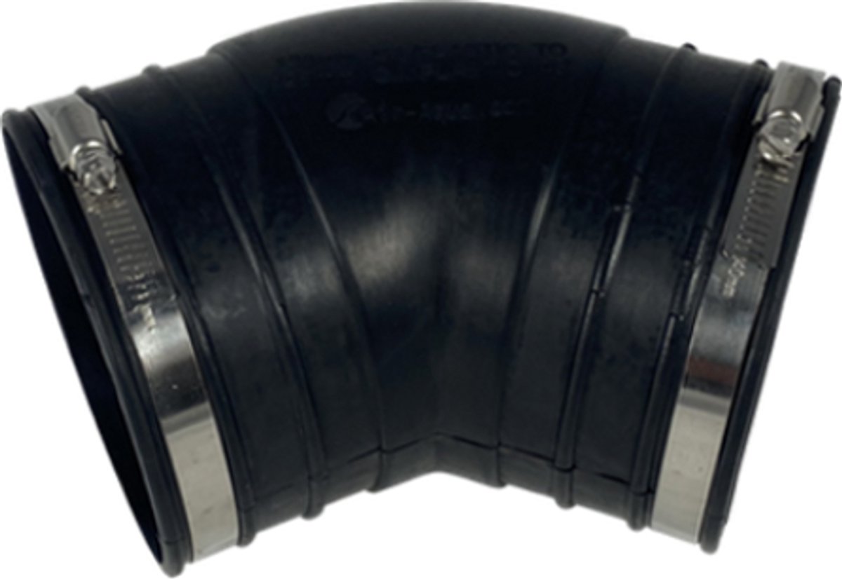 Air Aqua Flexibele rubber bocht (45°) 160mm