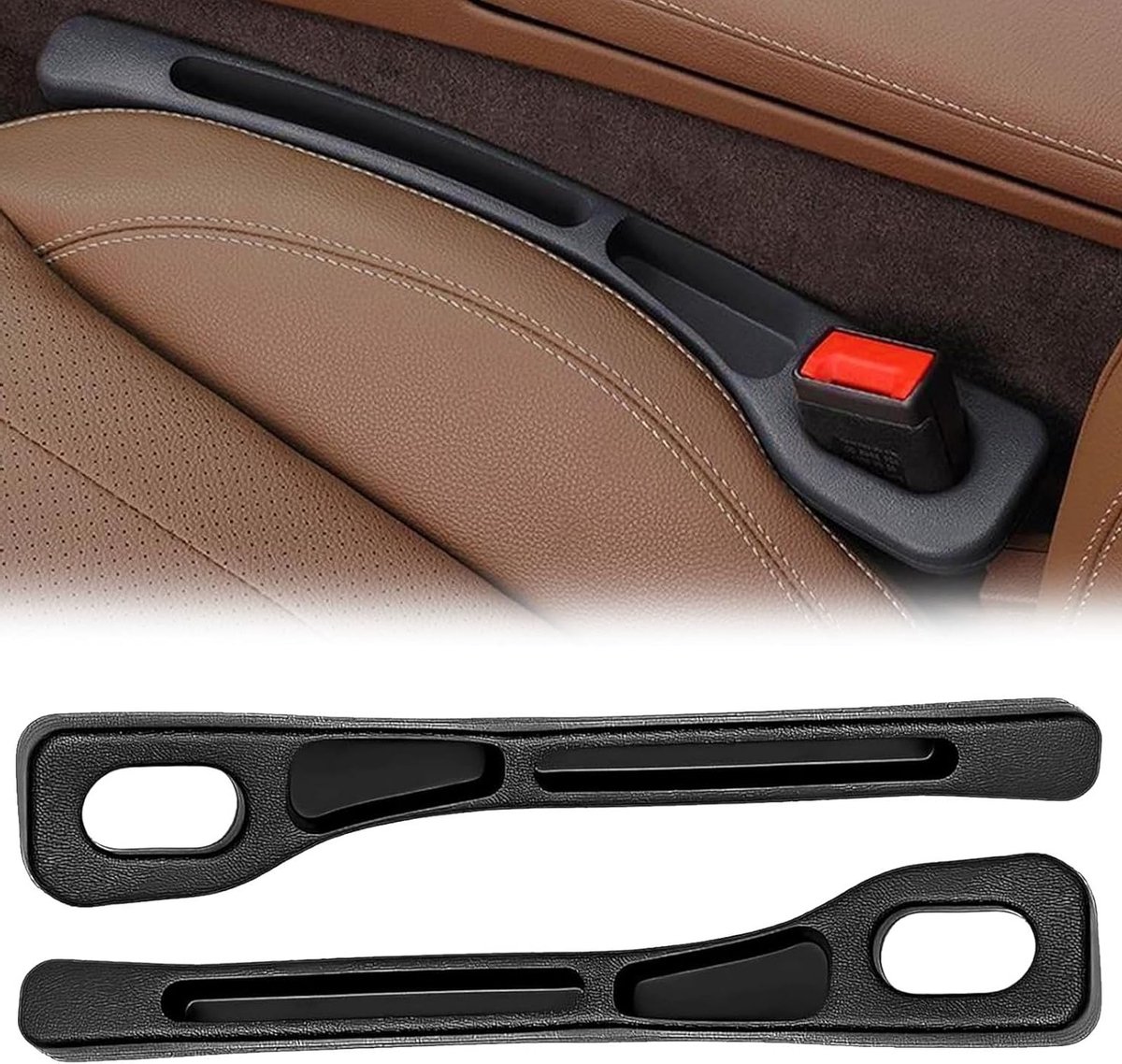 2 Stuks Universele Auto Zitplaats Gatenvullers, Opbergdoos en Organizer voor Auto en SUV, Ideaal voor Zitplaatsruimte en Gemak