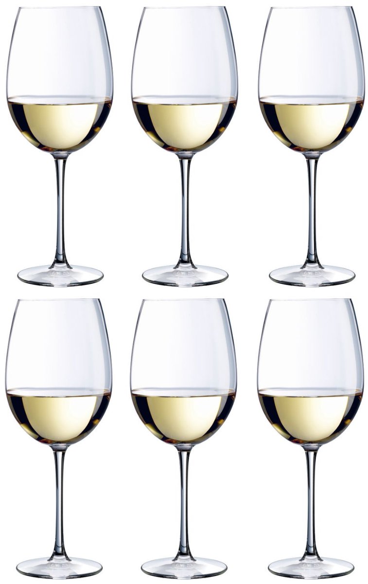 Chef&Sommelier Cabernet Wijnglas Tulip - Rond - 35 cl - Helder - Set-6