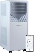 Evolar Mobiele Smart Airco - 12000 BTU - Koelen & Verwarmen - WiFi - App & Afstandsbediening - Airconditioner - met Afvoerslang - Slaapkamer, Woonkamer, Kantoor - EVO-012CHW