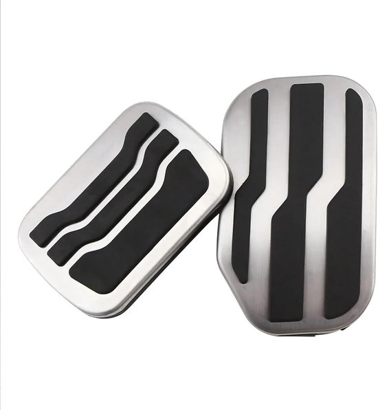 Pedaalhoezen Auto - Gaspedaal Rempedaal - Verbeterde Grip - Antislip Oppervlak - 25 x 10 x 5 cm - Zwart — afbeelding 3