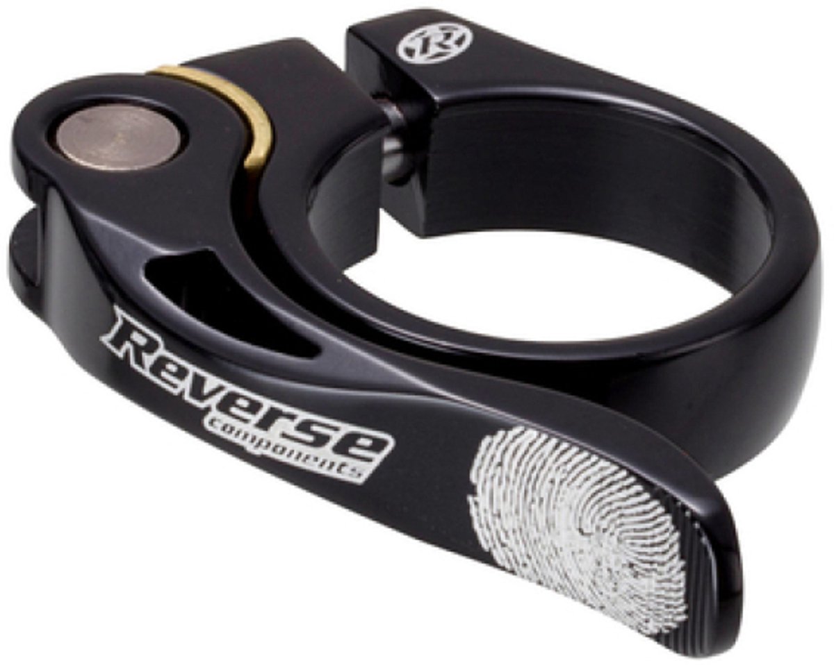 Reverse Saddle Clamp Long Life Black - UNI