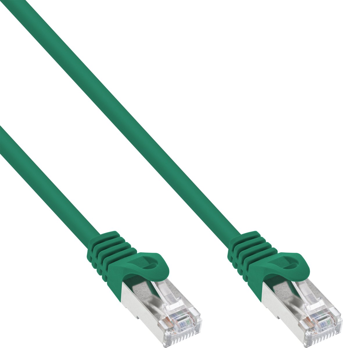 InLine® Patchkabel, S-FTP, Cat. 5e, groen, 1.5m