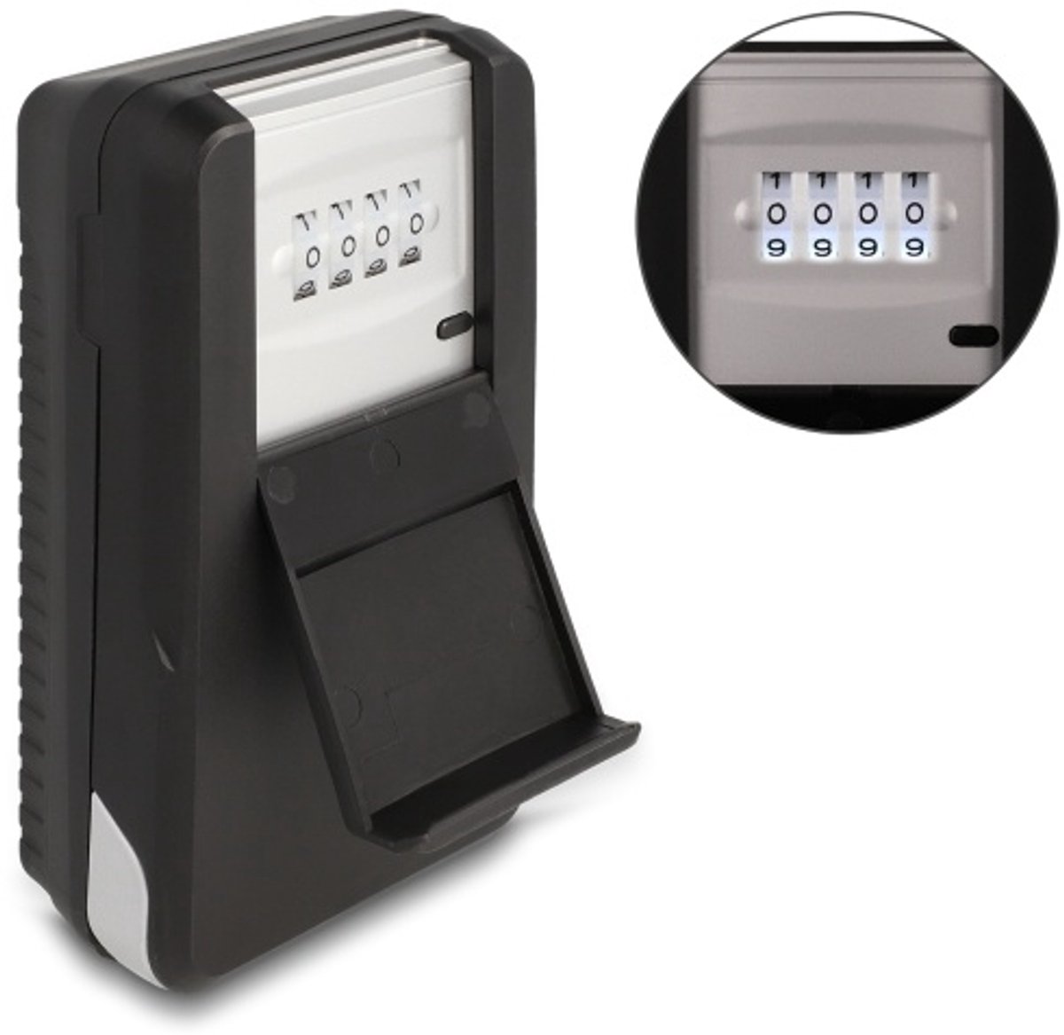 Delock Key Safe for storing keys with combination lock for wall mounting
