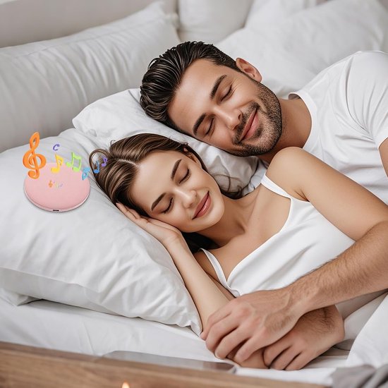 Kussen Luidspreker - Geluidsmachine Slaap - Ontspannen Slapen - Gericht Geluid - 9.7 cm Breed - Roze — afbeelding 5