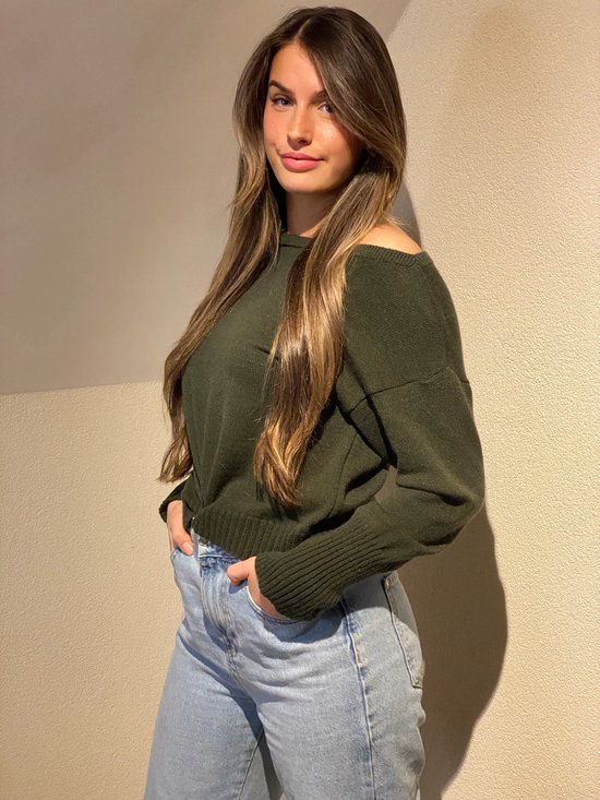 ONE SHOULDER TRUI KHAKI