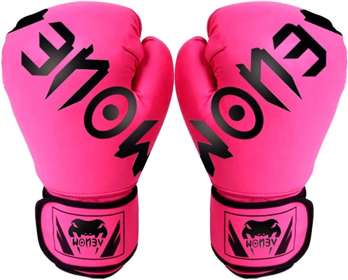 Bokshandschoenen - Trainingshandschoenen - Sport Training - Ergonomisch Ontwerp - 10 oz - Roze