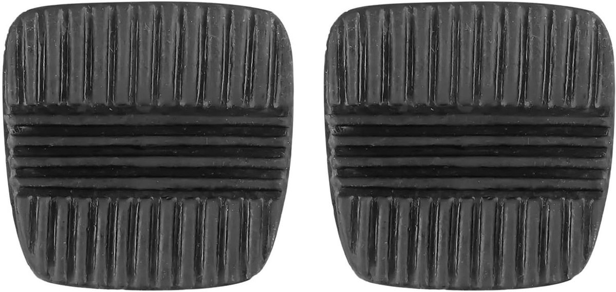 Pedaalhoezen Auto - Rem Rubber - Veilig Rijden - Antislip Oppervlak - Standaard Maat - Zwart