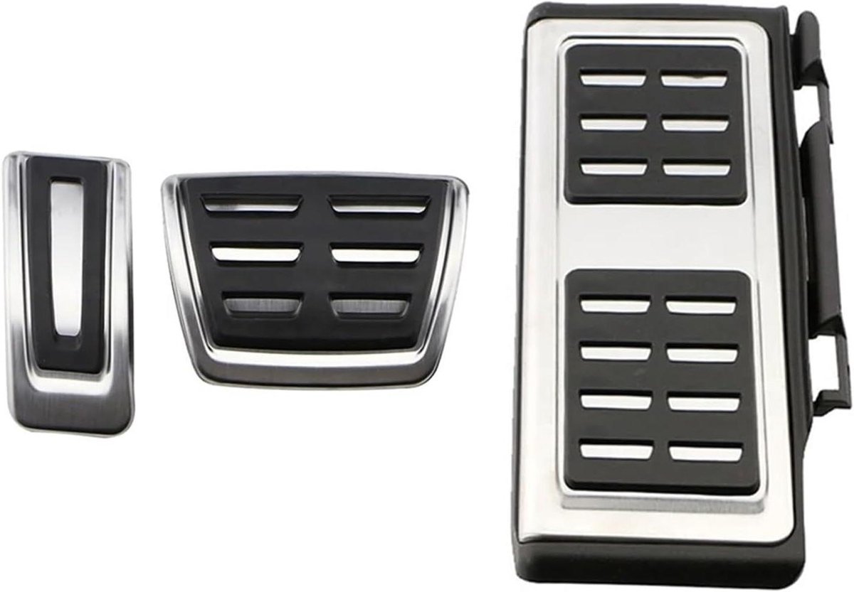 Pedaalhoezen Auto - Sport Rempedaal - Veilig Rijden - Antislip Ontwerp - Set van 3 - Zwart