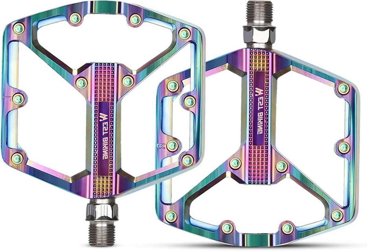 Fiets Pedalen - Platform Pedalen - Fietsen Verbeteren - Triple Bearing Systeem - 9/16 Inch - Zwart