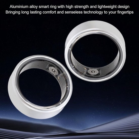 Smart Ring - Slimme - Slaapmonitoring Hartslag en Bloeddruk - Comfortabel van Smart++) — afbeelding 2