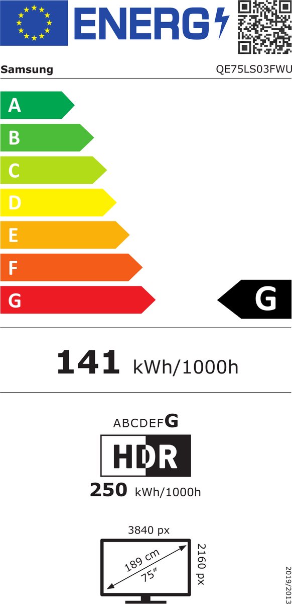 Samsung The Frame PRO QE75LS03FW - 75 Inch - 4K Neo QLED - afbeelding 2