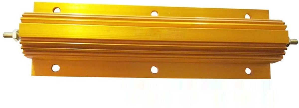 SPHProducts - Weerstand Aluminium Shell Weerstanden - 200W - Geschikt voor deurbel en led - Goud - Wirewound weerstand - Voor voedingsapparatuur