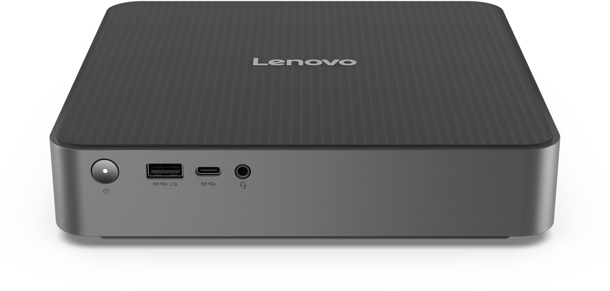 Lenovo IdeaCentre Mini 01IRH10R Intel Core 7 240H 16 GB DDR5-SDRAM 512 GB SSD Windows 11 Home Mini PC Grijs