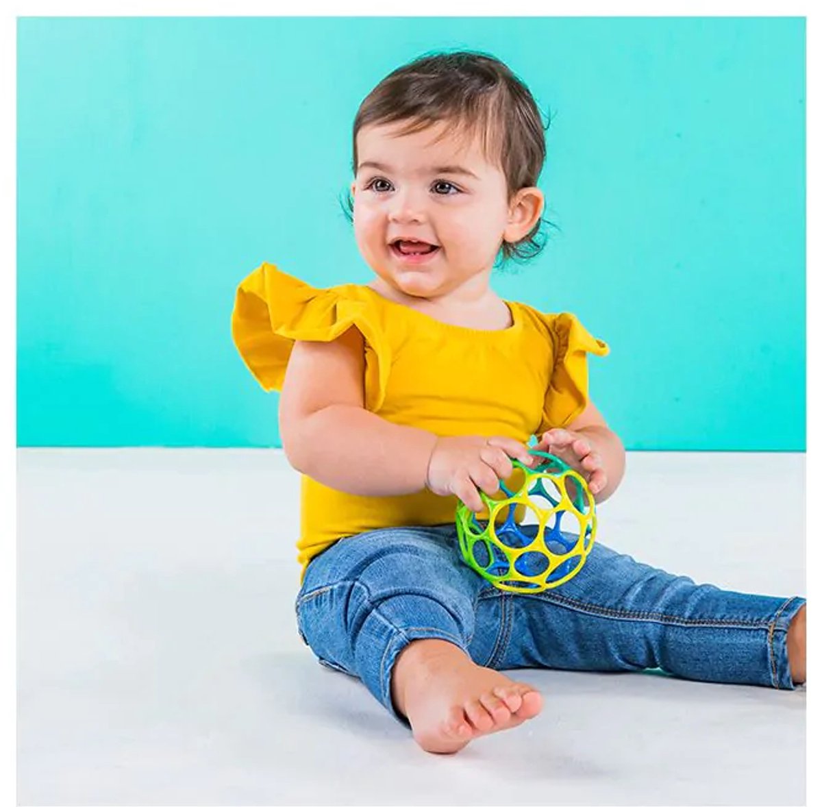 Oball classic babybal blauw/groen - Oball - vanaf 0 maanden — afbeelding 9
