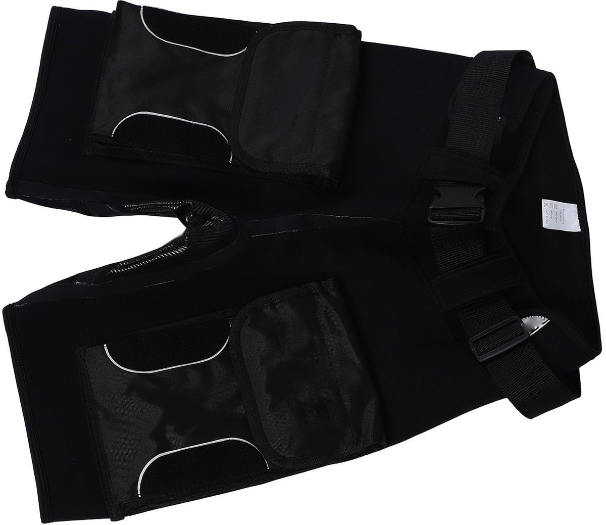 Tbest Duik Shorts met Hoge Taille en Zakken - Perfect voor Duiken, Surfen en Snorkelen - Zwart