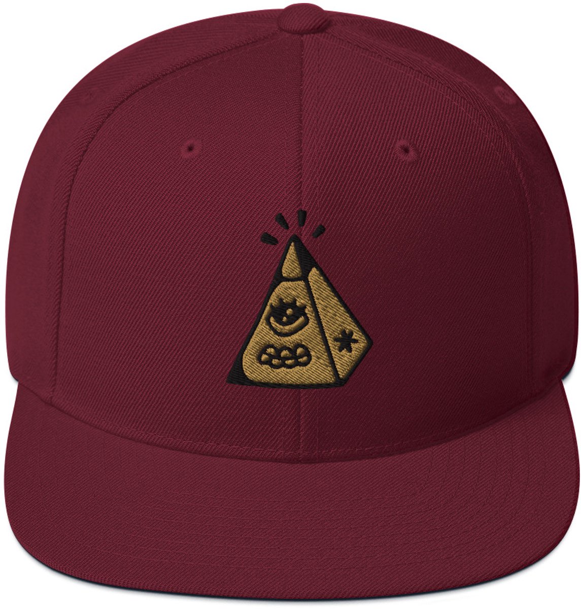 Captain's Cap: Eye See You - Snapback - Pet bordeauxrood maroon