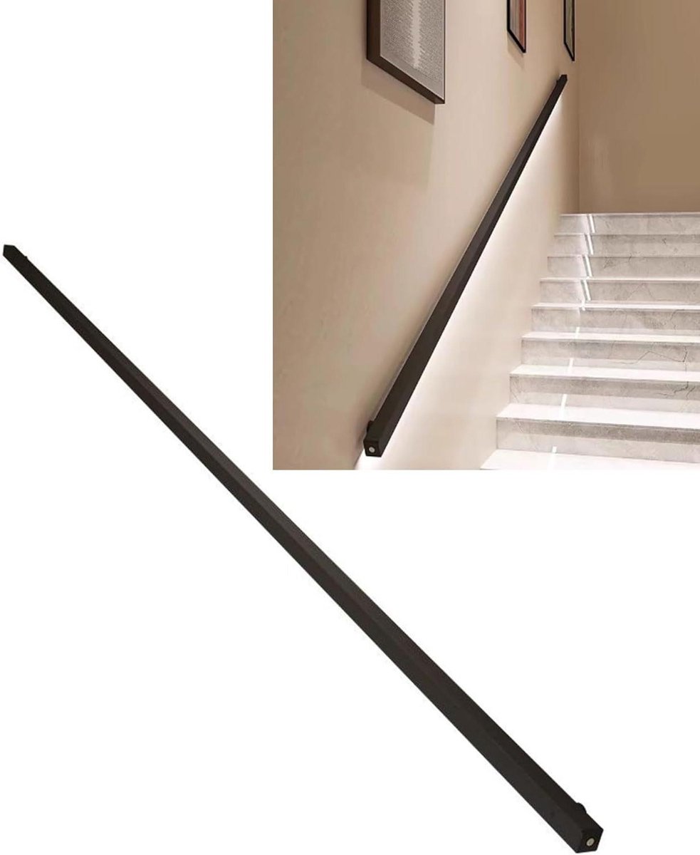 Trapleuning met LED - Handgreep Verlichting - Veilige Trappen - Bewegingssensor - 100 cm - Mat Zwart