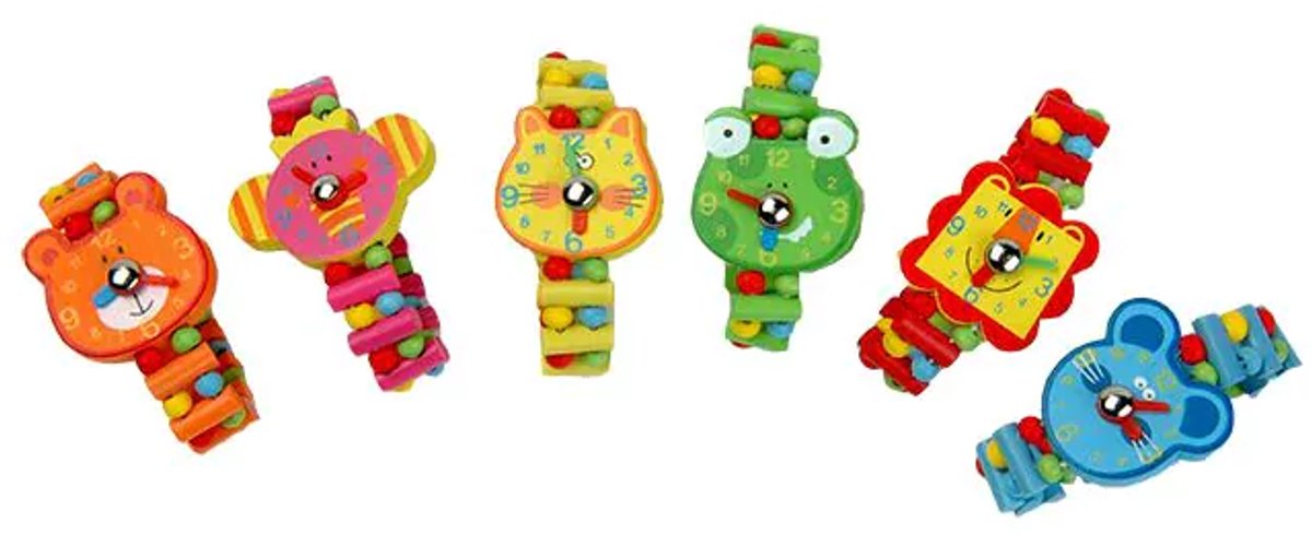 Wooden Toy Watch Animals - UNI