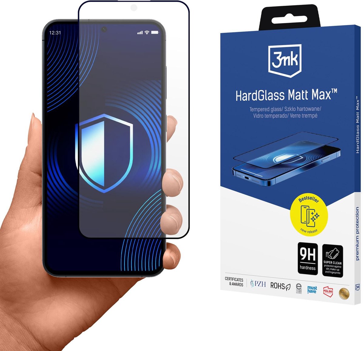 Samsung Galaxy S25+ - 3mk HardGlass Mat Max