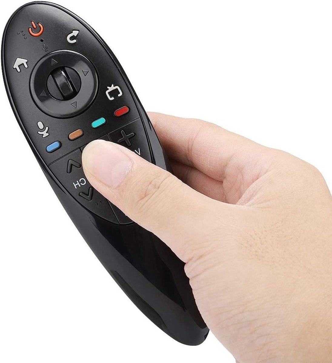 Magic Mouse TV afstandsbediening, vervangende afstandsbediening voor Smart TV, universele TV controle met gebruiksvriendelijke functies