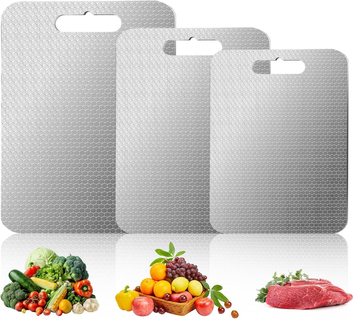Titanium snijplank - Antibacterieel - Vaatwasserbestendig - Snijoppervlak