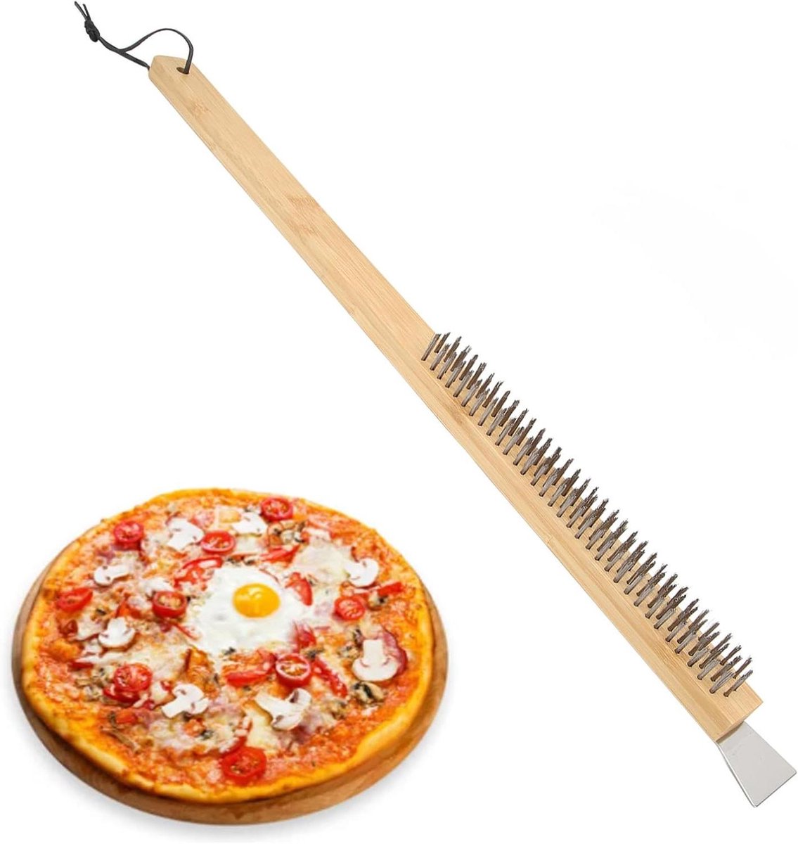 Pizzaovenborstel - Grillborstel - Oven Reinigen - Hittebestendig - 575 cm - Niet gespecificeerd