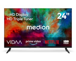 MEDION 59,8 cm (24 inch) HD-televisie (VIDAA, Smart TV, Prime Video, PVR, HD-triple-tuner, MD 824102)