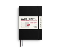 Leuchtturm1917 - 2026/2027 - Agenda en Notitieboek - 18 maanden - A5 - Soft cover - Zachte kaft - Zwart