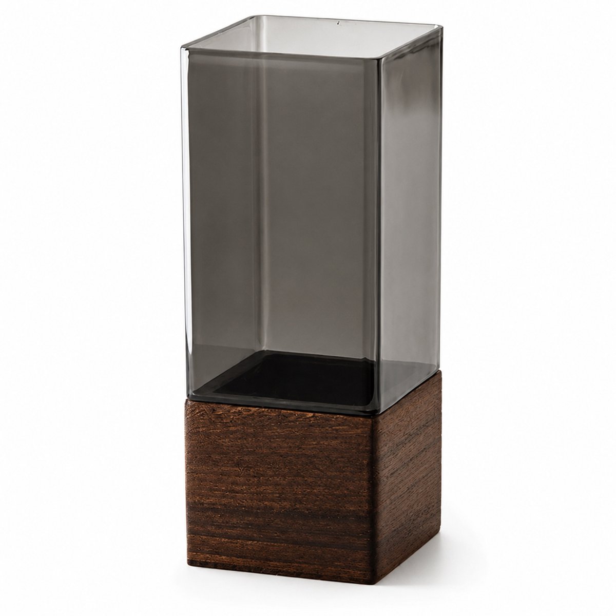 House of Balance Nordica Vaas - 25x10cm - Home Deco - Woonaccessoires - Decoratie Woonkamer - Vensterbank Decoratie Bruin