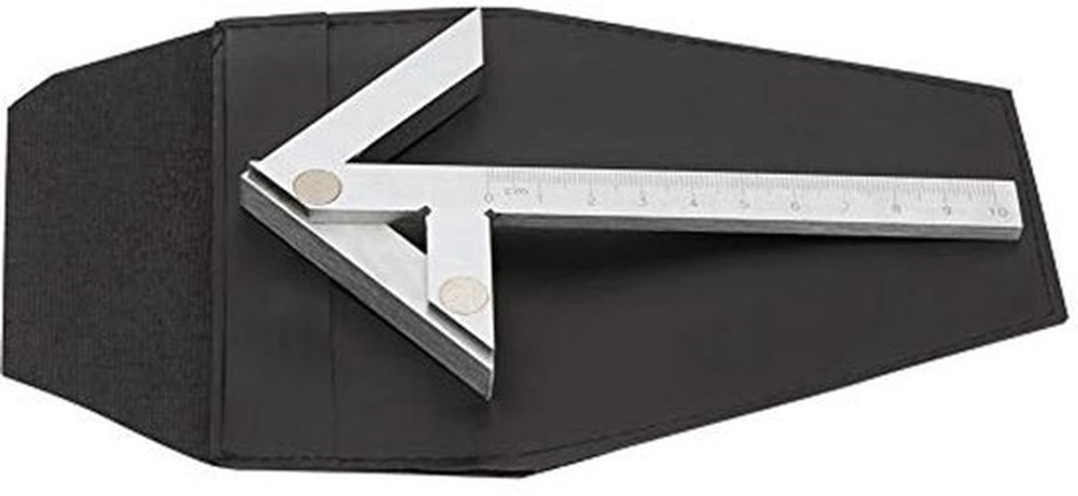 Centrum vierkant meetinstrument - ronde staafmarker vinders - 100 x 70 mm