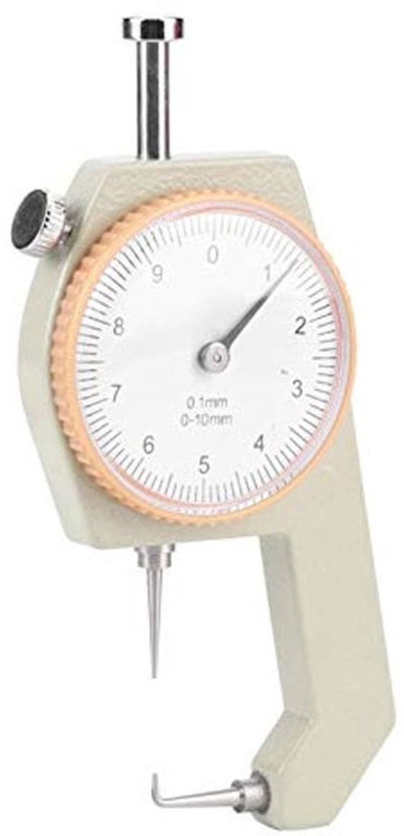 Dikte Meter 0-10mm Draagbare Dikte Meter Met Vlakke En Kegelvormige Kop