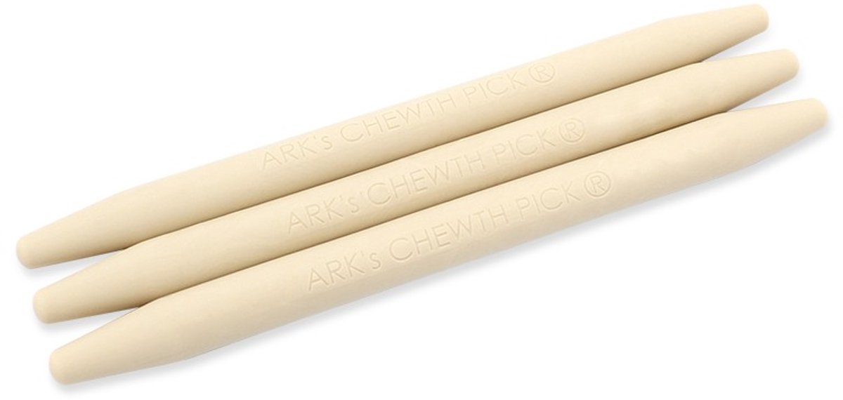 ARK Therapeutic kauwspeelgoed Chewth Pick sensorisch, set van 3, medium.