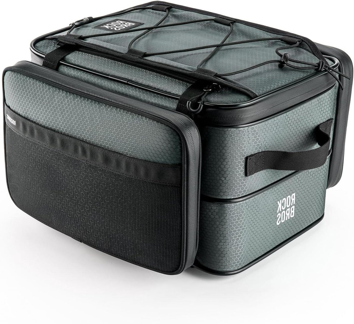 Fietsbagage Tas - Fietstas Bagagedrager - Vervoeren van spullen - Inklapbaar en uitbreidbaar - 15-30 Liter - Grijs