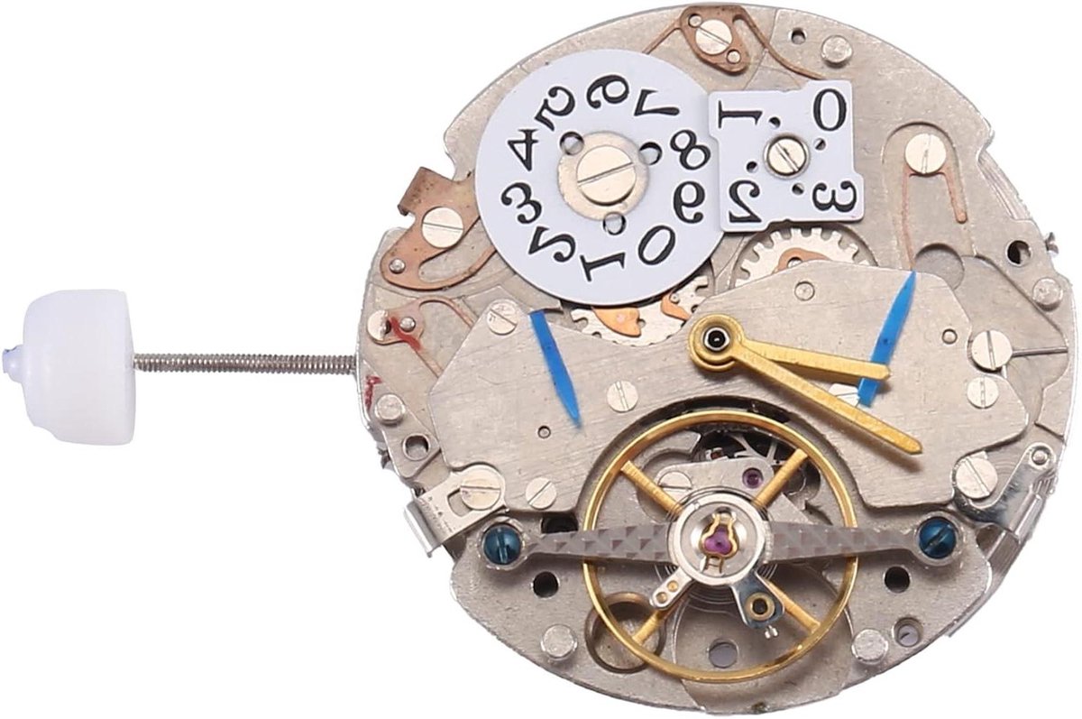 Mechanisch Uurwerk - Horloge Onderdeel - Klok Reparatie - Automatisch - 3-9 Seconden - Zilver