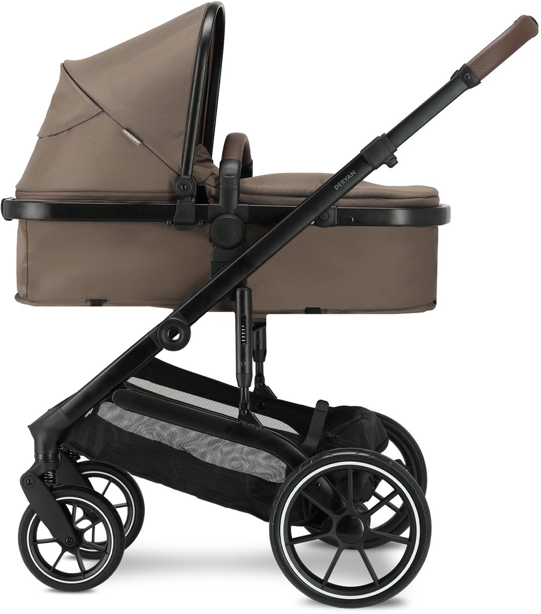 DERYAN Noa 3-in-1 Kinderwagen met Autostoel - Hazel - afbeelding 3