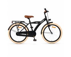 SJOEF Urban Jongensfiets 24 inch - Kinderfiets 8 t/m 12 jaar - Fiets 24 inch - Mat Zwart