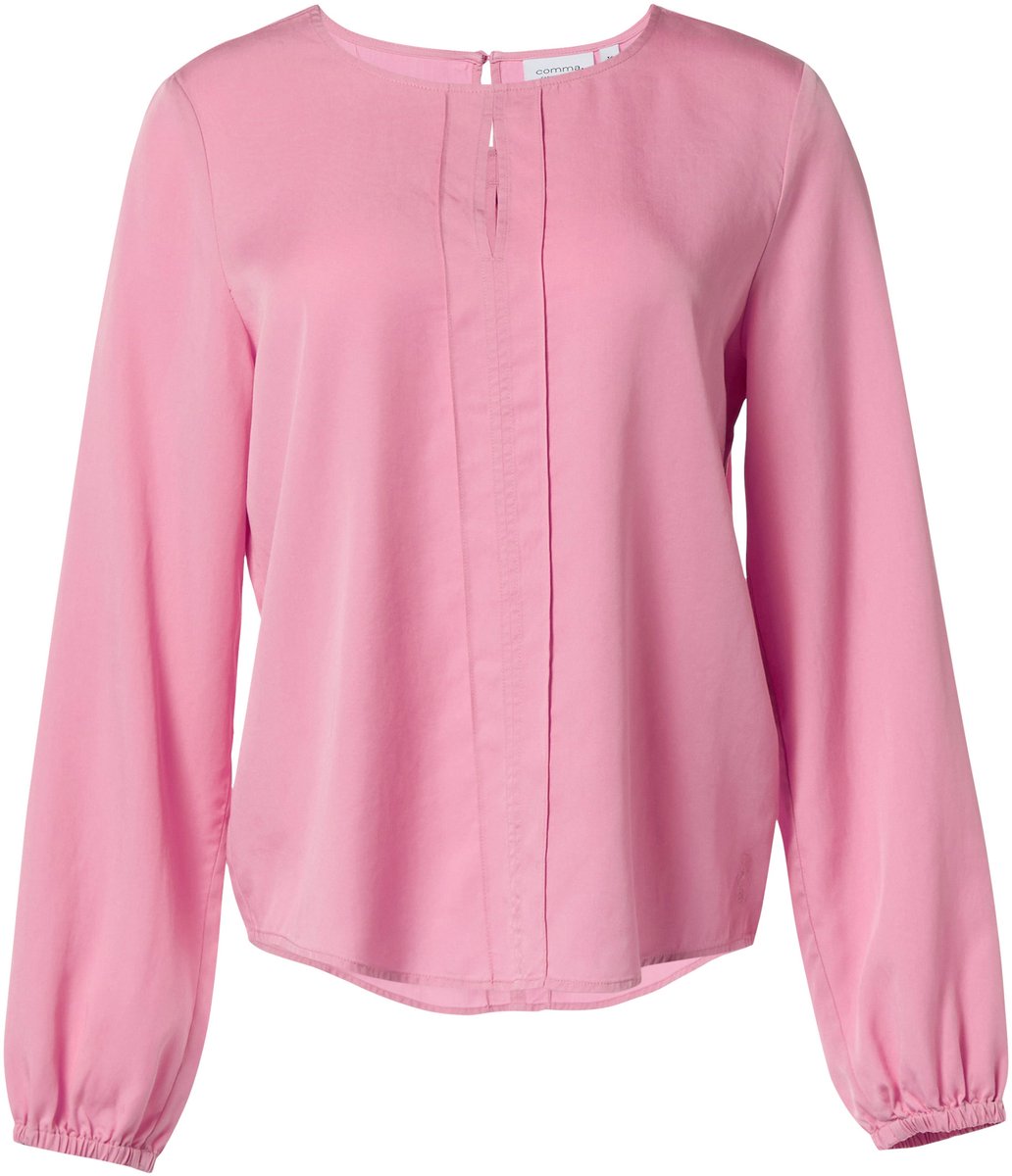 comma - female - Lyocell blouse met uitsnede