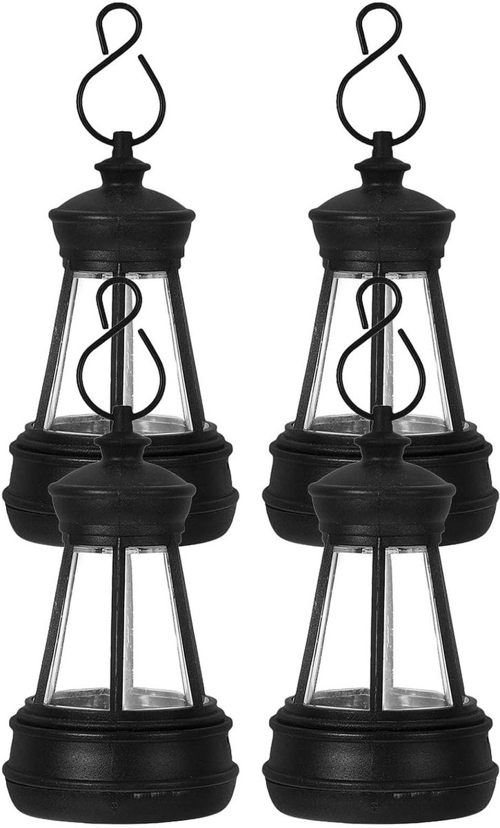 Solar Lantaarns - Hanglampjes Tuin - Sfeerverlichting Buiten - Weerbestendige Hars - 8.5 c