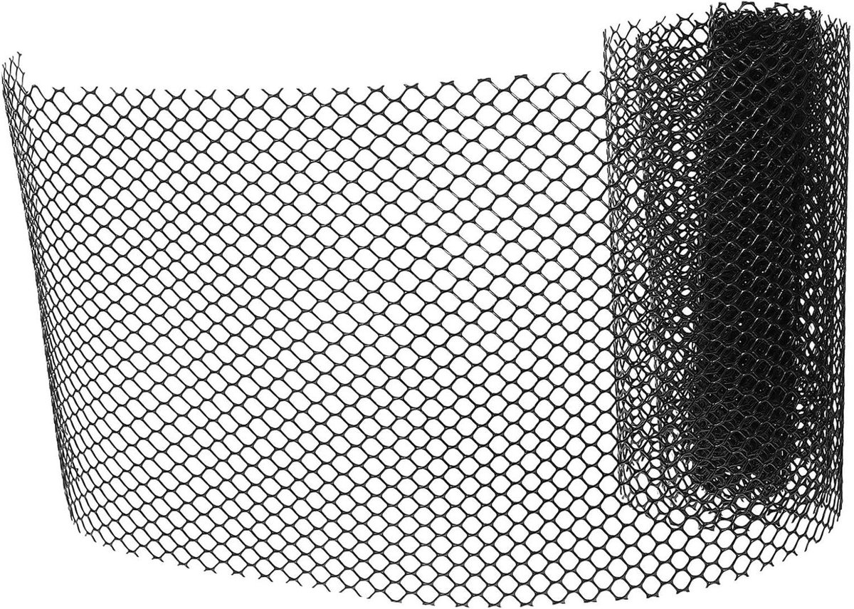 Balkon Veiligheidsnet - Huisdierhek Balkon - Kinderen en Huisdieren Beschermen - Weerbestendig HDPE Materiaal - 500 x 40 cm - Zwart