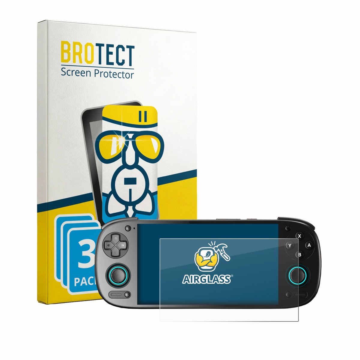 Screenprotector 3 Stuks voor Retroid Pocket 5 Beschermglas transparant