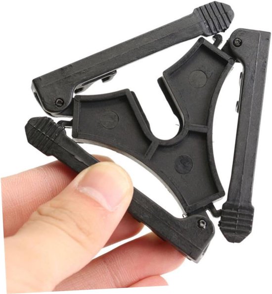 Opvouwbare Beugel Plastic Standaard Plastic Gasbus Gastankhouder Fornuisstandaard Gastankstandaard Houder Voor Fornuisbasis Kookplaat Gastankrek Zwart Chassis Buitenhouder Voor — afbeelding 3