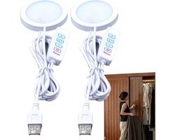3D Printer Lamp Set - LED Verlichting Kast - Kast Verlichten - 3 Lichtstanden Instelbaar - 1 cm Dun Profiel