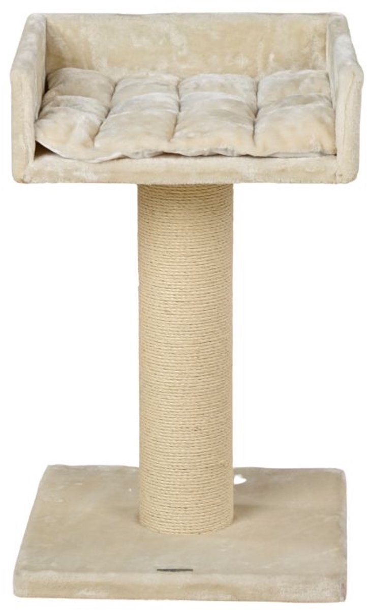 RHRQuality Krabpaal - Ragdoll Lounge – 80 cm Hoog – Met Extra Dikke 15cm Sisalpalen – Crème