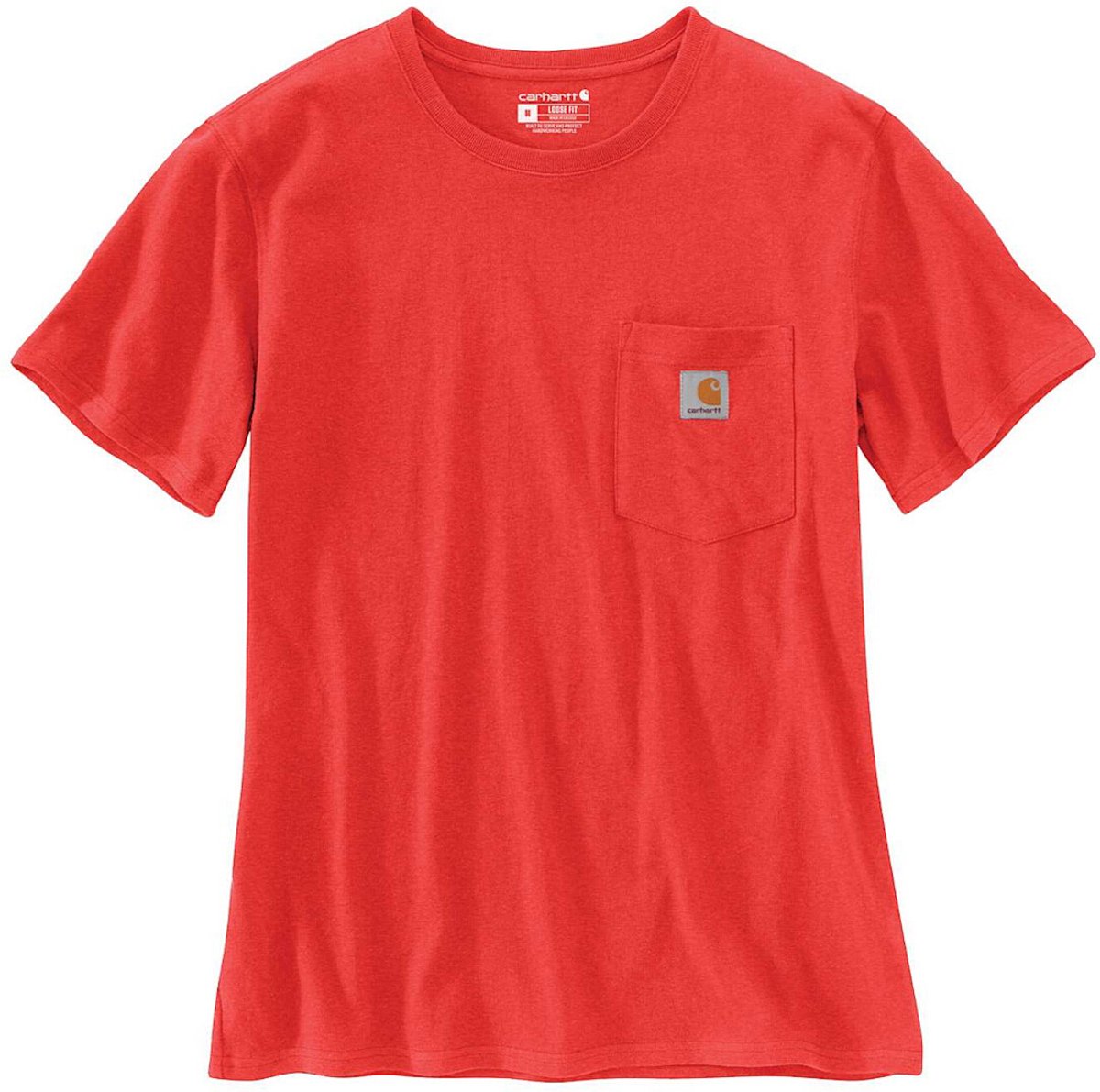 Carhartt Workwear Pocket Dames T-shirt Rood