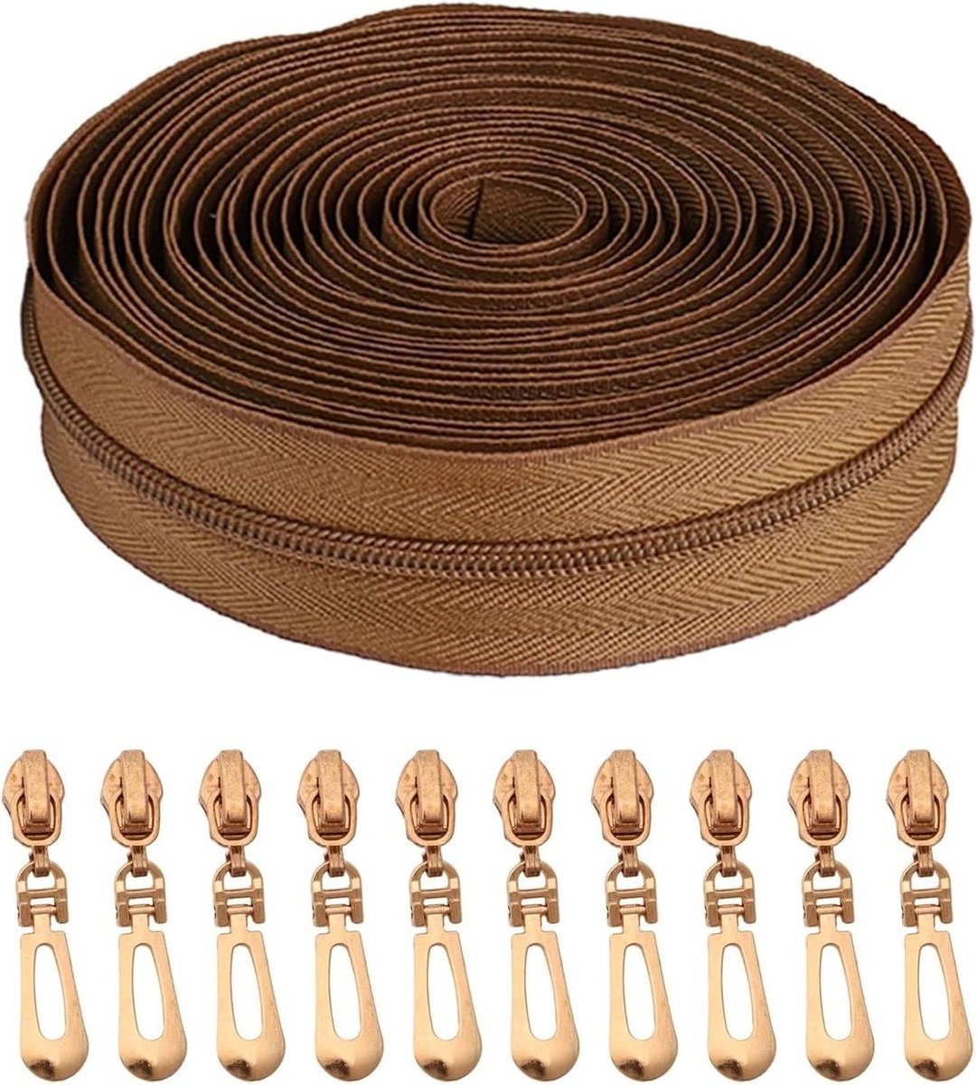 Nylon Rits Set - Ritssluiting Naaien - Kleding Reparatie - Automatische Vergrendeling - Maat 3 - No280