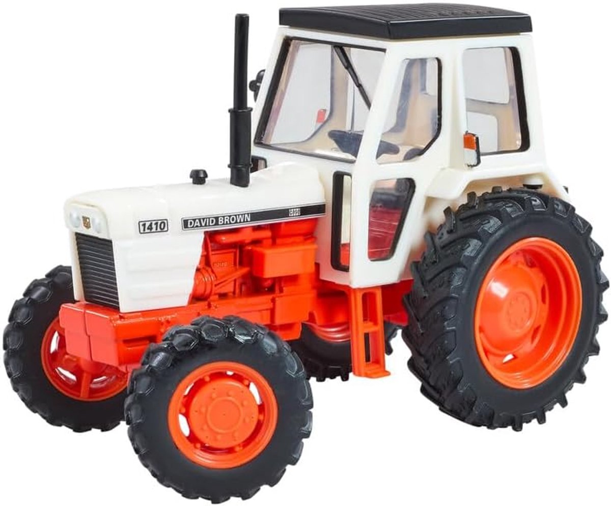 Britains tractor David Brown 1410 4WD schaalmodel 1:32 met details.