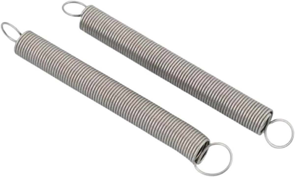 Trekveren Roestvrij Staal - Veren met Haken - Apparaten Repareren - 07 mm Draaddiameter - 10-50mm Lengte - One Color